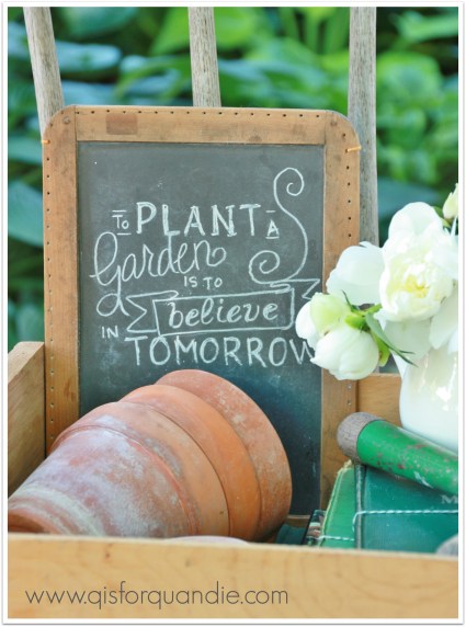 plant a garden slate