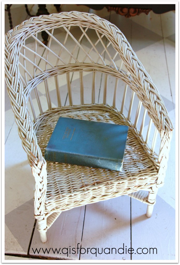 child wicker chair