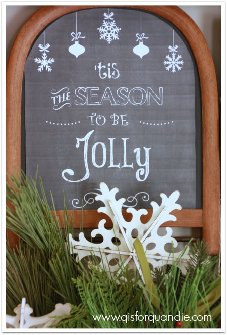 chair chalkboard close up