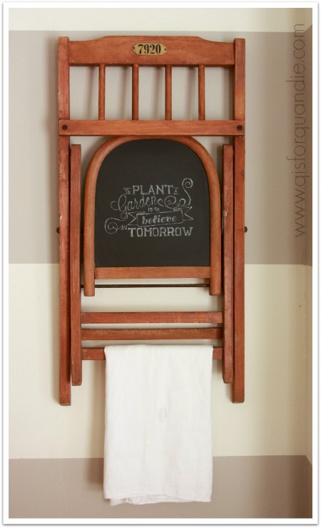 chalkboard chair