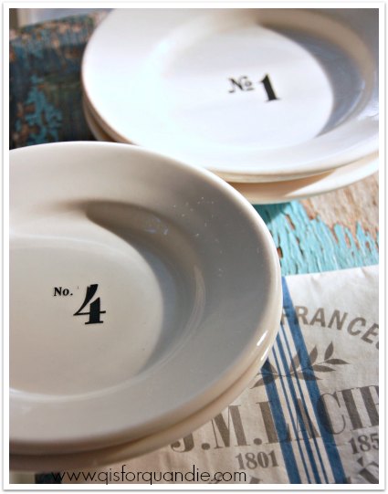 thrift store plates rehabbed 2