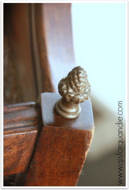 chair metal acorn