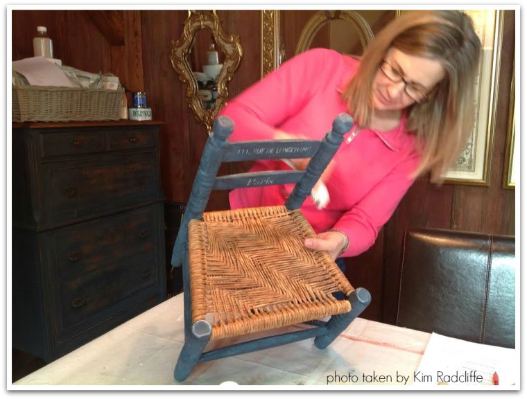 Jenny with her chair