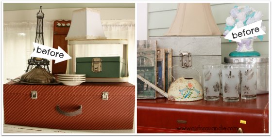 painted boxes collage