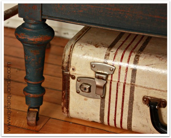 seven seas leg and suitcase