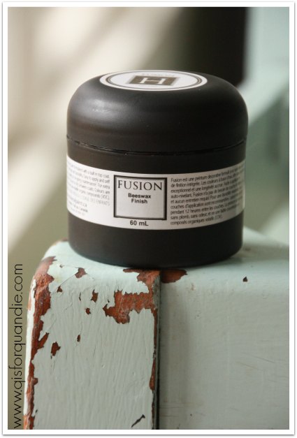 chippy blue chair beeswax