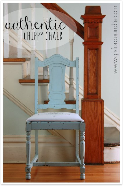 chippy blue chair title