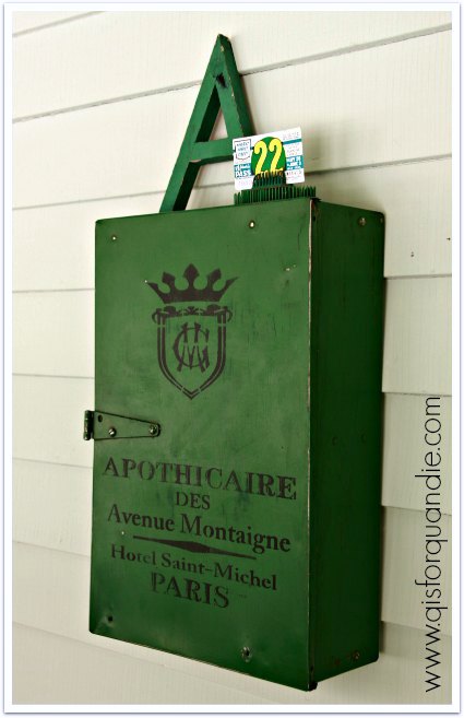 green apothicaire cabinet