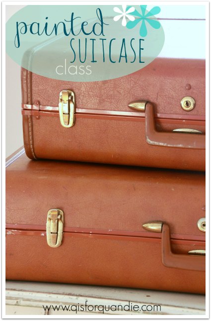 painted suitcase class