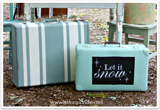 painted suitcases 1