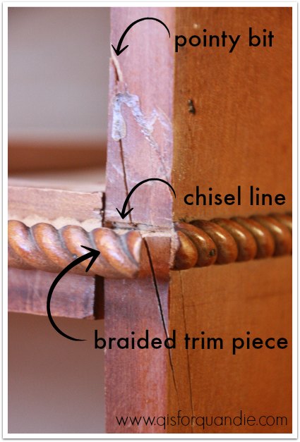 estate sale dresser repair