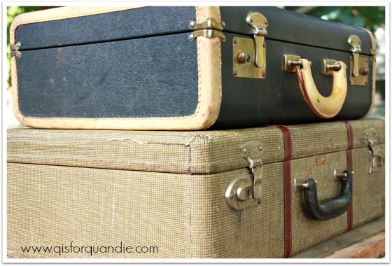 lucky vintage luggage