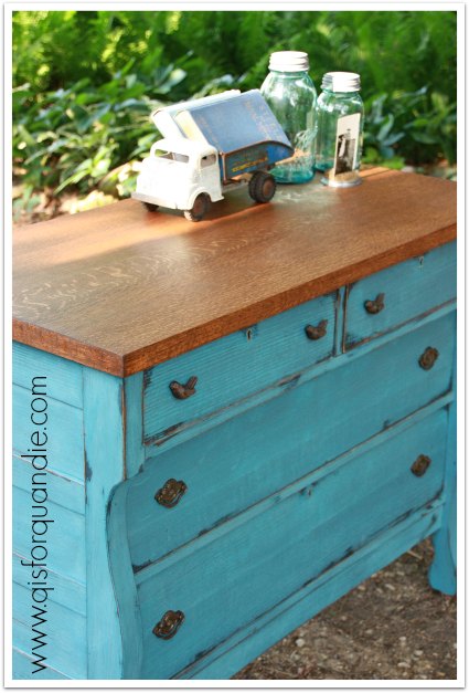 blue dresser top