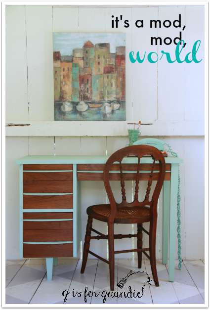 it’s a mod, mod world. – q is for quandie