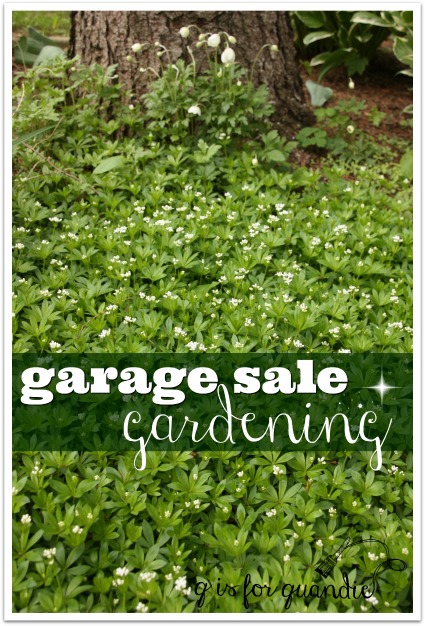 garage sale gardening