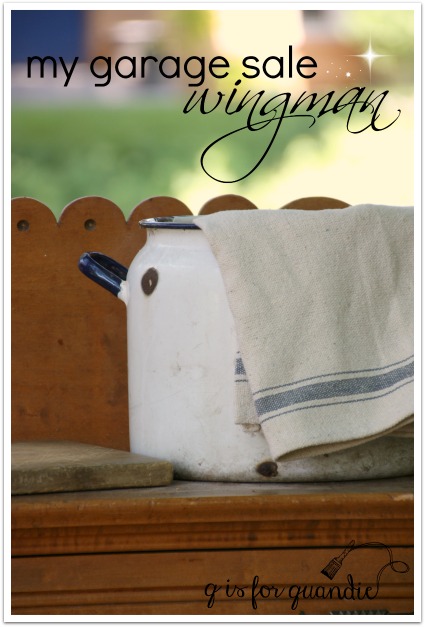 my garage sale wingman