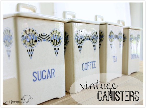 vintage canisters
