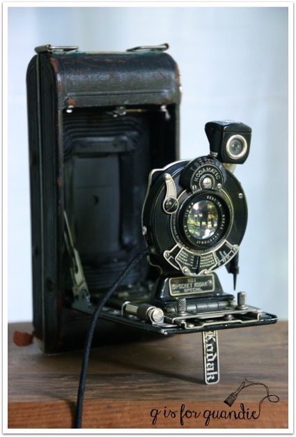 vintage camera extended