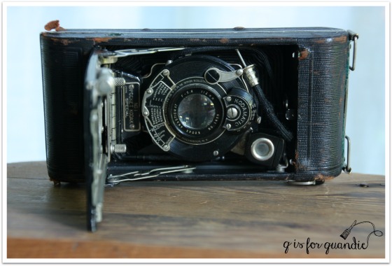 vintage camera inside