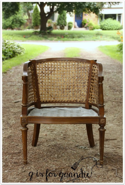 cane back chair