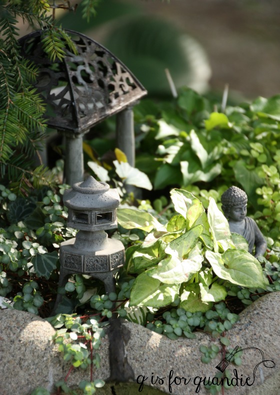 late summer fairy garden
