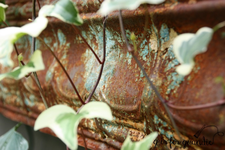 late summer window box patina