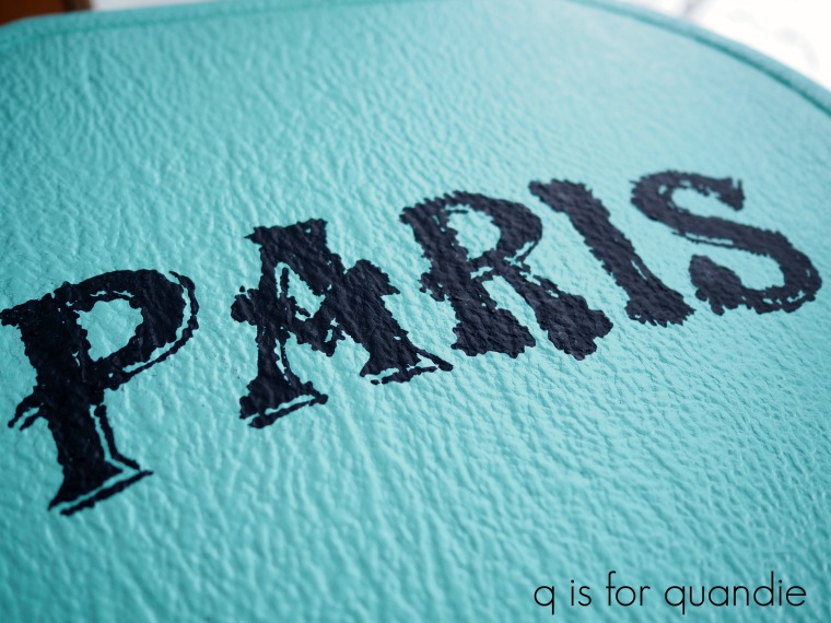 stenciling gone bad. – q is for quandie