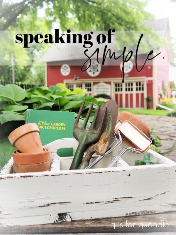 speaking of simple. – q is for quandie